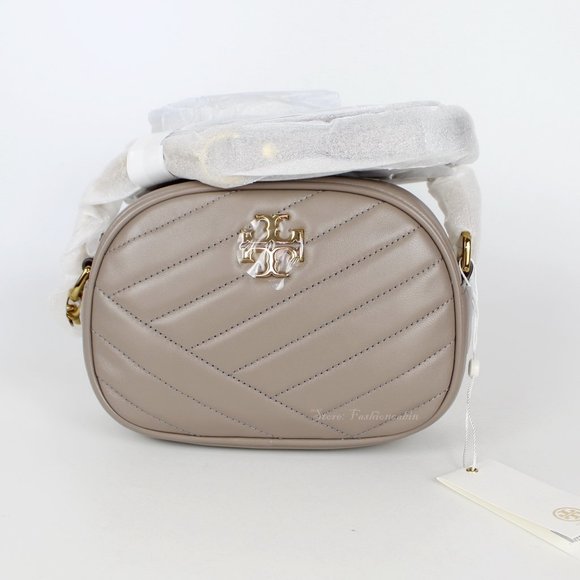 NWT TORY BURCH Kira Small Chevron Crossbody Camera Bag - Picture 4 of 13